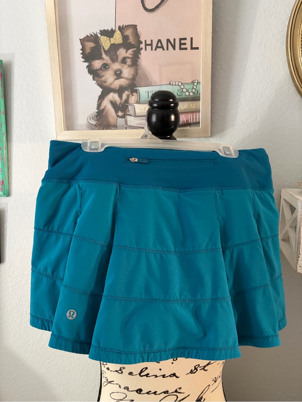 lululemon Teal Athletic Skort with Interior Tag